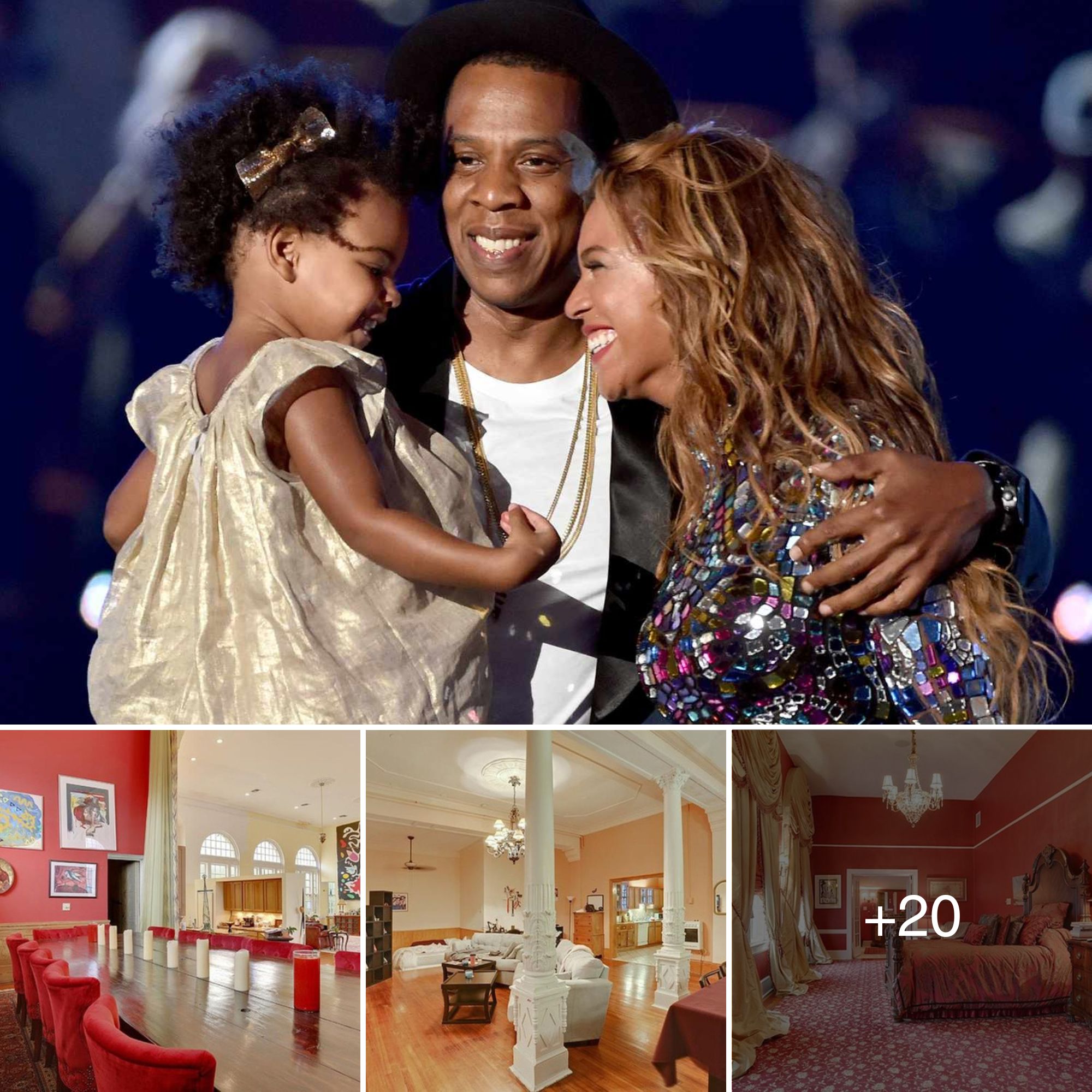 Closeup of the expensive mansion of billionaire couple JayZ and Beyonce